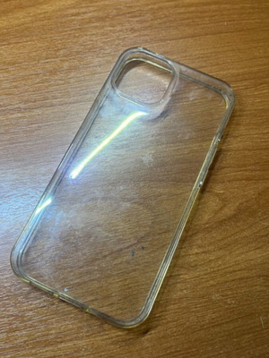 iPhone 13 case semi-transparent, like new