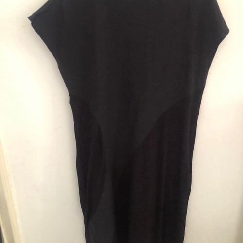 Tatiana Lebedev Black Asymmetric Dress Used, Size L