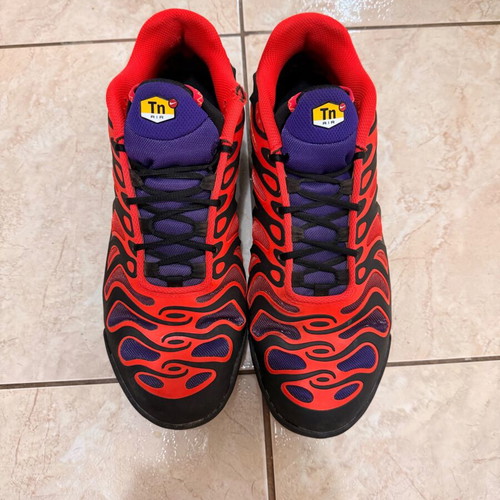 Nike Air Max Plus Drift sneakers used, size 44.5, red and black