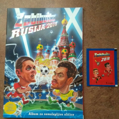 Zabibuska Rusija 2018 sticker album and sticker set new