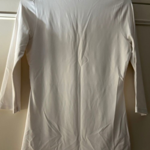 Schumacher women's blouse M, ecru color, three-quarter sleeve, like new
