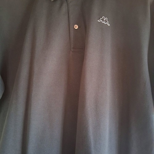 Kappa short-sleeve shirt black like new, size XXL