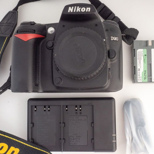 Nikon D90 DSLR camera, like-new condition