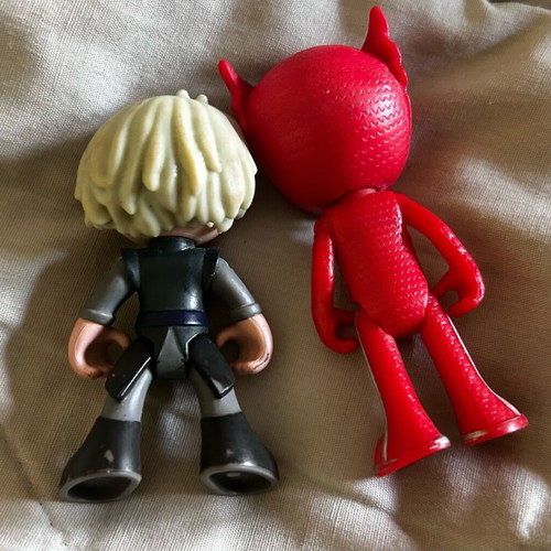PJ Masks Owlette and Luna Girl figures used