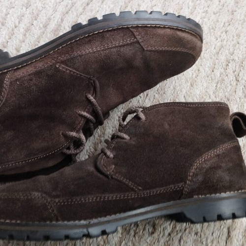 Sfera men's suede brown boots size 40 like new