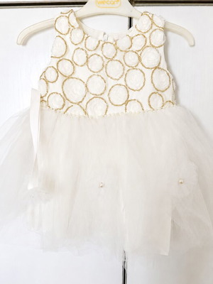 Baby dress with tulle, 6 months