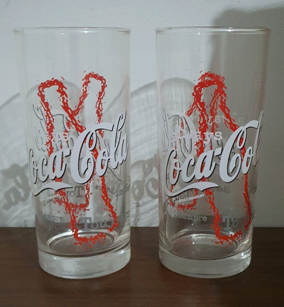 Ποτήρια Coca-Cola συλλεκτικά 0,3L (σετ 2 τεμαχίων)