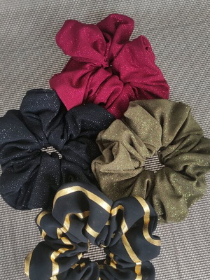 Handmade Scrunchies New In Various Colors And Fabrics