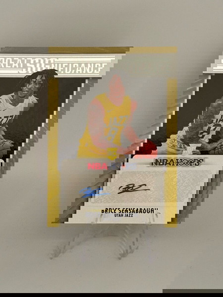 2023-24 NBA Hoops Brice Sensabaugh Rookie Auto Card - Great Significance RC - Utah Jazz
