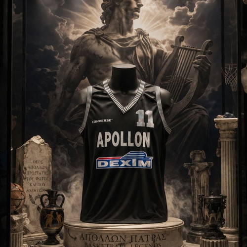 Match Worn Jersey Apollon Patras 1997-98 used, European version