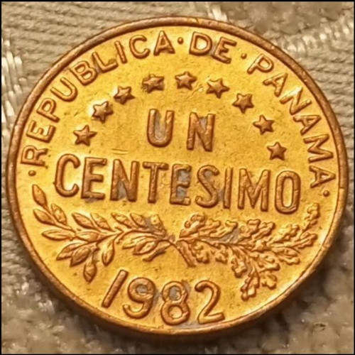 1 Centésimo Panama 1982 like new