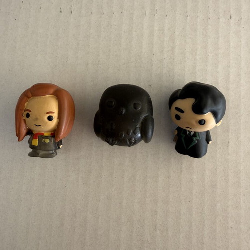 Harry Potter Ooshies pencil toppers set of 3 used