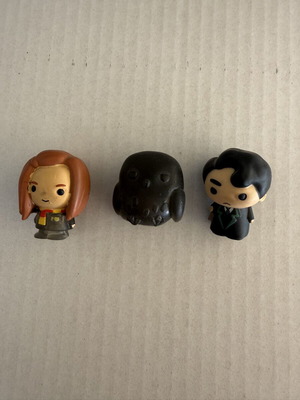 Harry Potter Ooshies pencil toppers set of 3 used