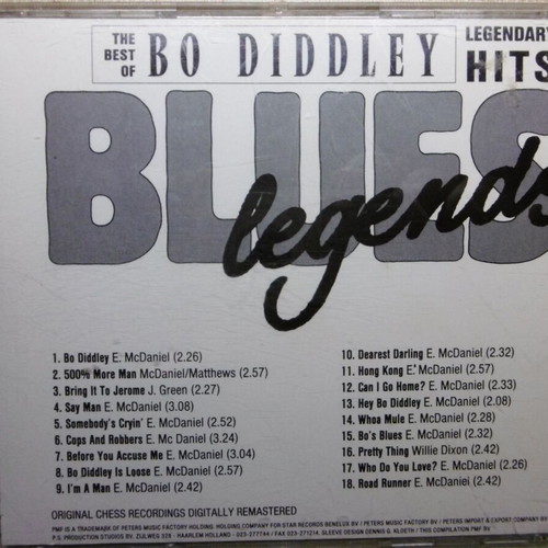 Bo Diddley The Best Of Bo Diddley CD used, blues