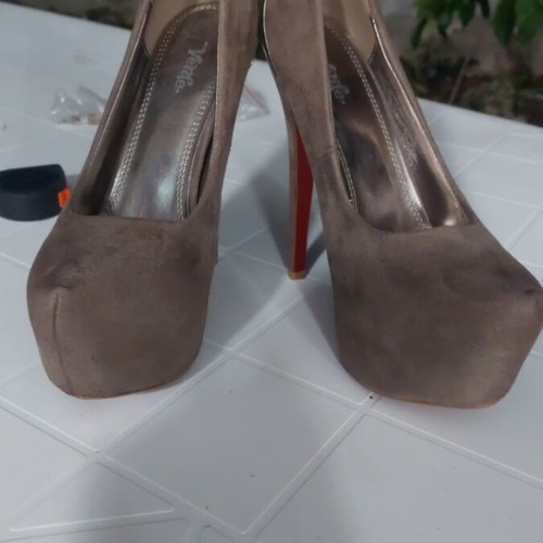 Women's high heel shoes 15cm like new, size 41, brown
