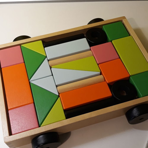 Wooden toys new, set of 5 pieces