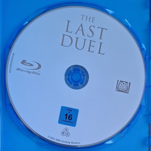 The Last Duel Blu-ray with subtitles, drama historical