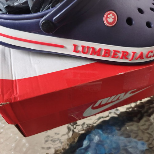 Lumberjack clogs new, lightweight, comfortable, anti-slip, size 44/45, white and blue