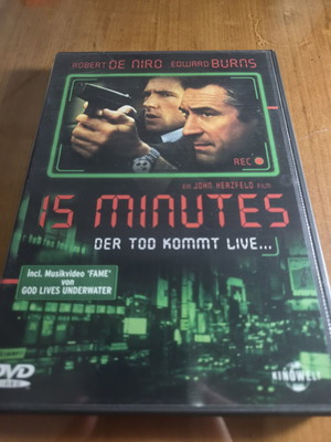 15 Minutes DVD like new, action thriller with Robert De Niro