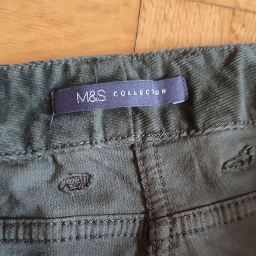 Corduroy pants khaki Marks & Spencer used