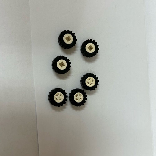 Lego τροχοί 8mm πακέτο 6 μεταχειρισμένοι
