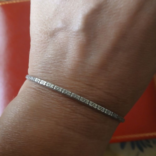 Silver 925 bangle 6.5 cm opening, like new