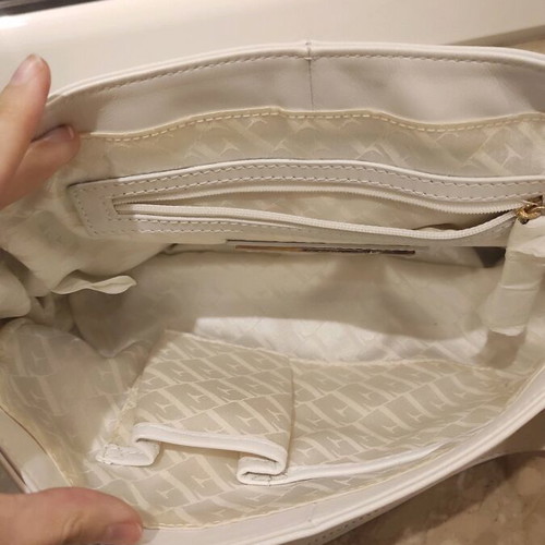 Ferré white shoulder and crossbody bag new