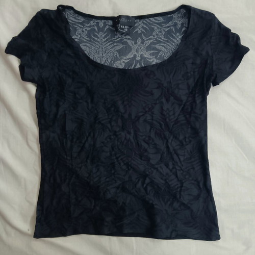 John Richmond elastic dark blue blouse