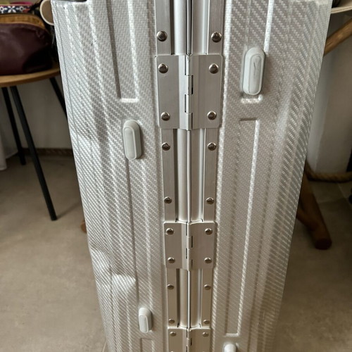 MVST Aluminum Suitcase used, premium travel luggage