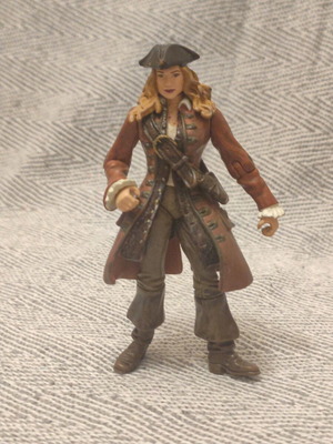 Elizabeth Swann figure used, Pirates of the Caribbean, Zizzle 2006 vintage