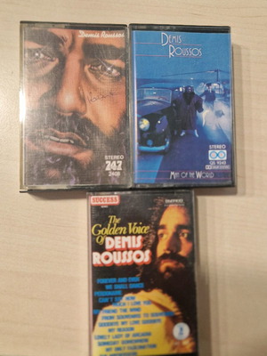 Demis Roussos 3 κασέτες μεταχειρισμένες σε άριστη κατάσταση