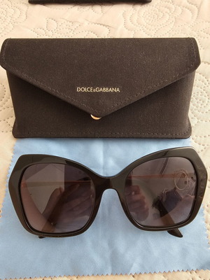 Dolce & Gabbana DG 4399 women's sunglasses new, black acetate butterfly frame