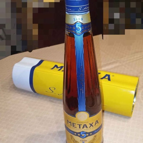 Metaxa 5 Stars Cognac and Johnnie Walker Red Label new