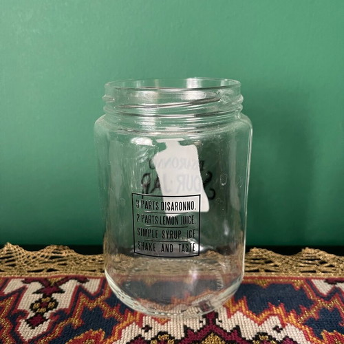 Disaronno Sour Jar glasses new, set of 3