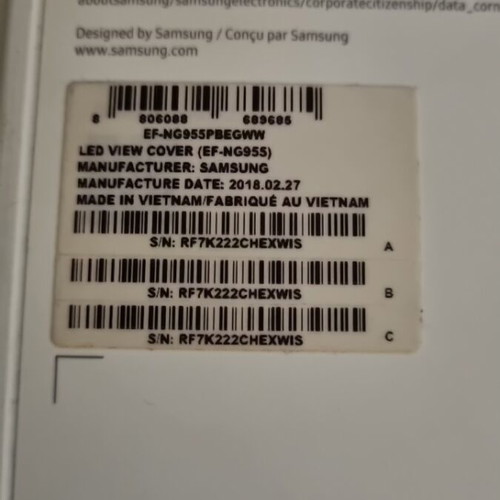 Samsung Galaxy S8+ Plus Led View Cover Black