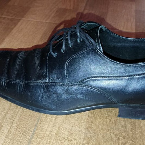 Fentini men's moccasins No.40 like new, black