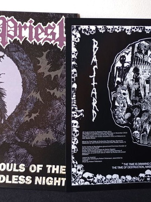 Bastard Priest Ghouls Of The Endless Night LP μεταχειρισμένο, κόκκινο βινύλιο