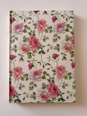 Agenda notebook with hard cover, missing some pages