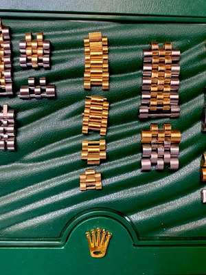 Rolex various accessories like new, gold and silver