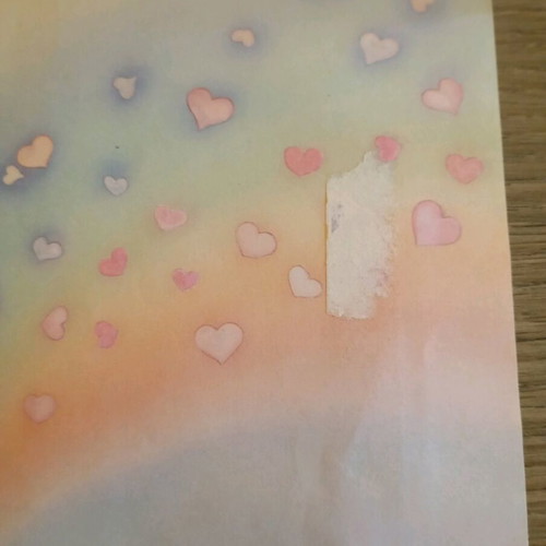 Correspondence used, medium size, 1 envelope and 1 sheet