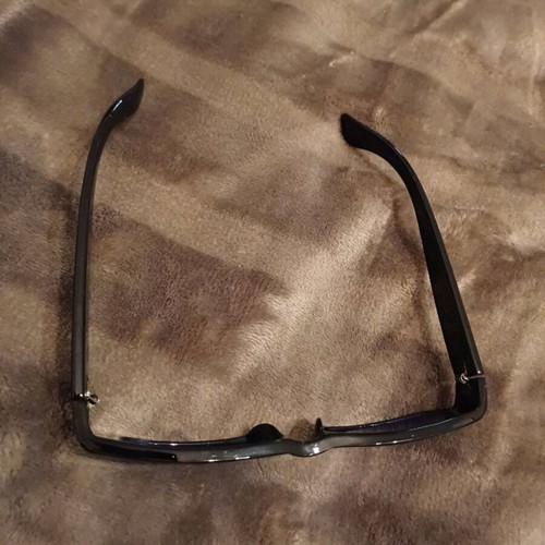 Children's glasses with blue lens like new, black