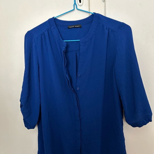 Blue shirt used, size S