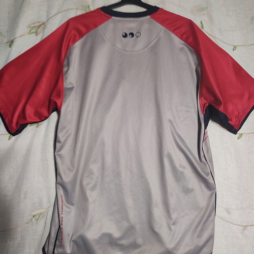 Umbro England FA Premier Pro vintage training jersey, grey-red, men's XL 44/46