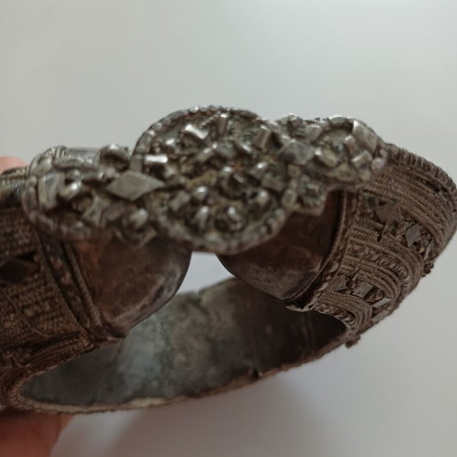 Vintage Bedouin Tribal Bracelet silver handmade, like new