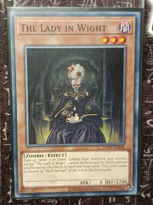 The Lady In Wight Yu-Gi-Oh! card like new with Ultra Pro sleeve
