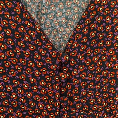 Mango floral dress like new with honeycomb detail