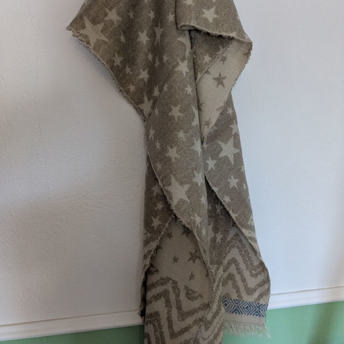 Scarf used, multicolored
