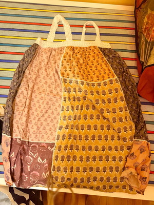 Boho patchwork φόρεμα καφτάνι Next σαν καινούργιο, πολύχρωμα ethnic prints