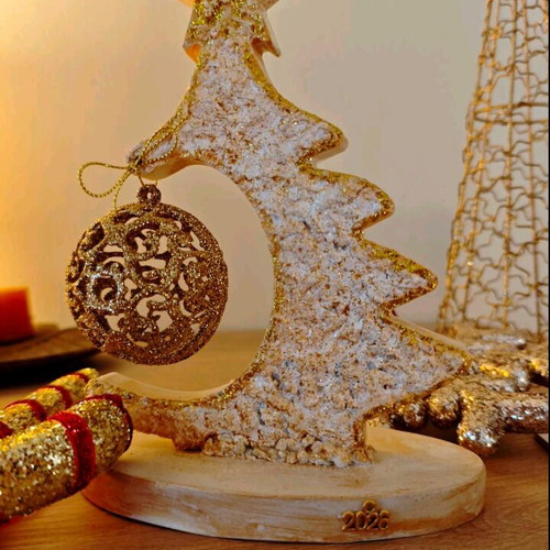 Handmade large ceramic Christmas tree charm 2026 new
