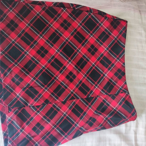 Mini skirt H&M new for 9-10 years, black and red